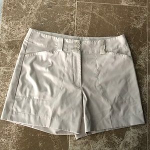 Tan golf shorts